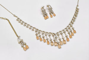 Cz Necklace 11112 - KRISHNA'S SWETA JEWELLERY