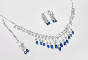 Cz Necklace 11112 - KRISHNA'S SWETA JEWELLERY