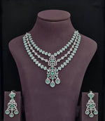 Cz Necklace 11113 - KRISHNA'S SWETA JEWELLERY