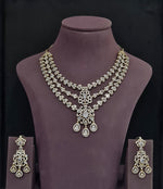 Cz Necklace 11113 - KRISHNA'S SWETA JEWELLERY