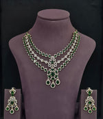 Cz Necklace 11113 - KRISHNA'S SWETA JEWELLERY