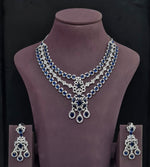 Cz Necklace 11113 - KRISHNA'S SWETA JEWELLERY
