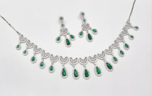 Cz Necklace 11114 - KRISHNA'S SWETA JEWELLERY