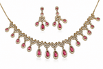 Cz Necklace 11114 - KRISHNA'S SWETA JEWELLERY