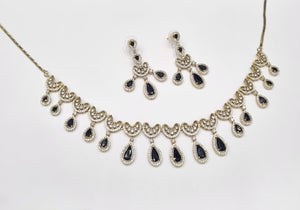 Cz Necklace 11114 - KRISHNA'S SWETA JEWELLERY