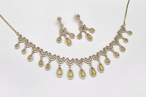 Cz Necklace 11114 - KRISHNA'S SWETA JEWELLERY