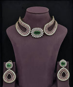 Cz Necklace 11115 - KRISHNA'S SWETA JEWELLERY