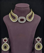 Cz Necklace 11115 - KRISHNA'S SWETA JEWELLERY