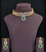 Cz Necklace 11204 - KRISHNA'S SWETA JEWELLERY