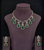 Cz Necklace 11228 - KRISHNA'S SWETA JEWELLERY