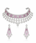 Cz Necklace 11406 - KRISHNA'S SWETA JEWELLERY