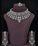 Cz Necklace 11406 - KRISHNA'S SWETA JEWELLERY