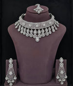 Cz Necklace 11406 - KRISHNA'S SWETA JEWELLERY