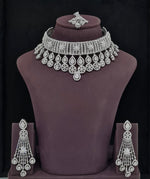 Cz Necklace 11406 - KRISHNA'S SWETA JEWELLERY