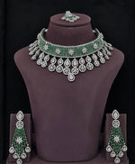 Cz Necklace 11406 - KRISHNA'S SWETA JEWELLERY