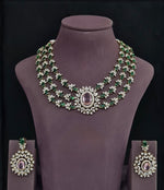 Cz Necklace 11424 - KRISHNA'S SWETA JEWELLERY
