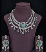 Cz Necklace 11425 - KRISHNA'S SWETA JEWELLERY