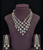 Cz Necklace 11426 - KRISHNA'S SWETA JEWELLERY