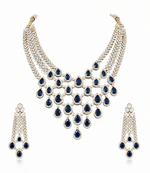 Cz Necklace 11426 - KRISHNA'S SWETA JEWELLERY