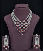 Cz Necklace 11426 - KRISHNA'S SWETA JEWELLERY