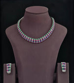 Cz Necklace 11612 - KRISHNA'S SWETA JEWELLERY