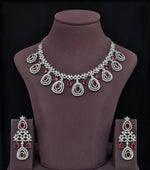 Cz Necklace 11647 - KRISHNA'S SWETA JEWELLERY