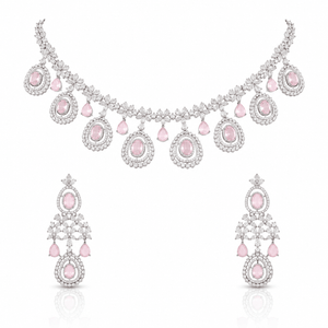 Cz Necklace 11647 - KRISHNA'S SWETA JEWELLERY