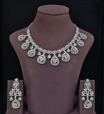 Cz Necklace 11647 - KRISHNA'S SWETA JEWELLERY