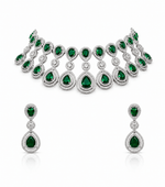 Cz Necklace 11648 - KRISHNA'S SWETA JEWELLERY