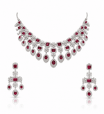 Cz Necklace 11649 - KRISHNA'S SWETA JEWELLERY