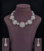 Cz Necklace 11650 - KRISHNA'S SWETA JEWELLERY