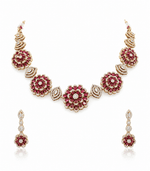 Cz Necklace 11650 - KRISHNA'S SWETA JEWELLERY