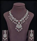 Cz Necklace 11651 - KRISHNA'S SWETA JEWELLERY