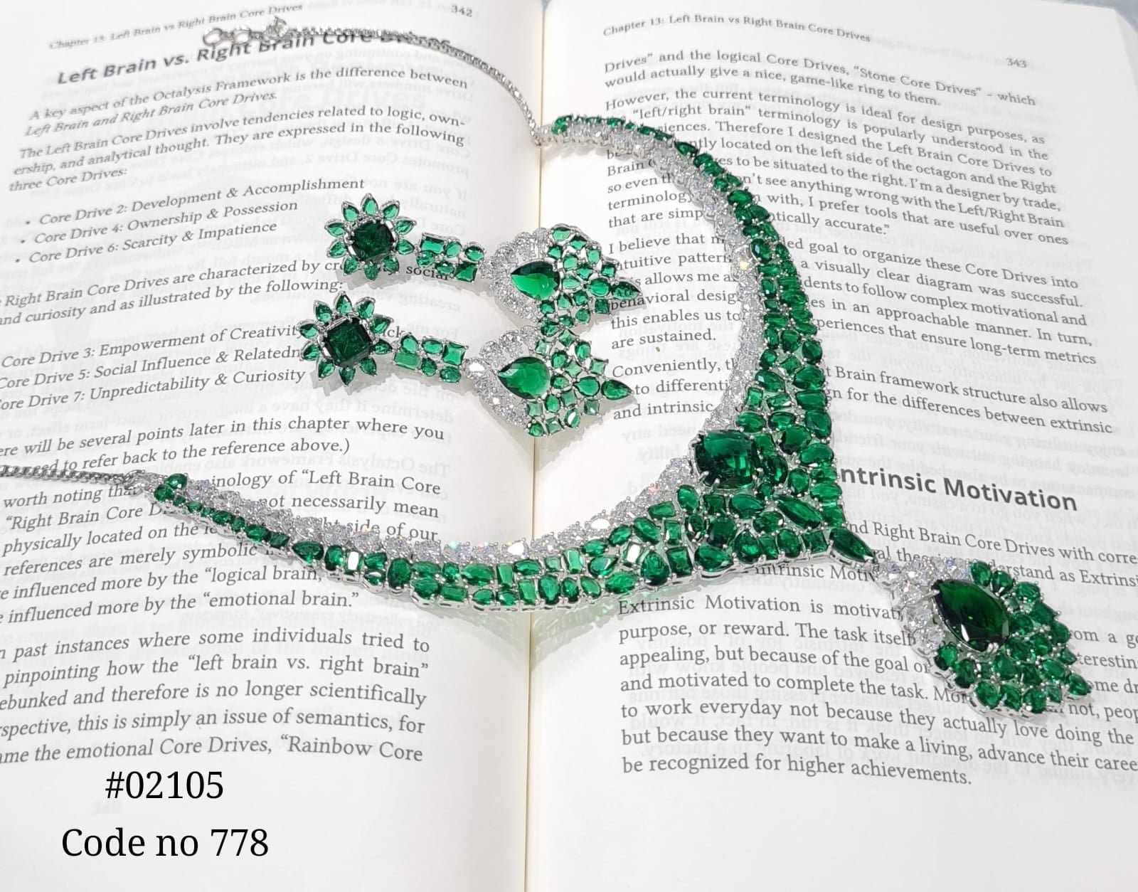 Cz Necklace set 02105 - KRISHNA'S SWETA JEWELLERY