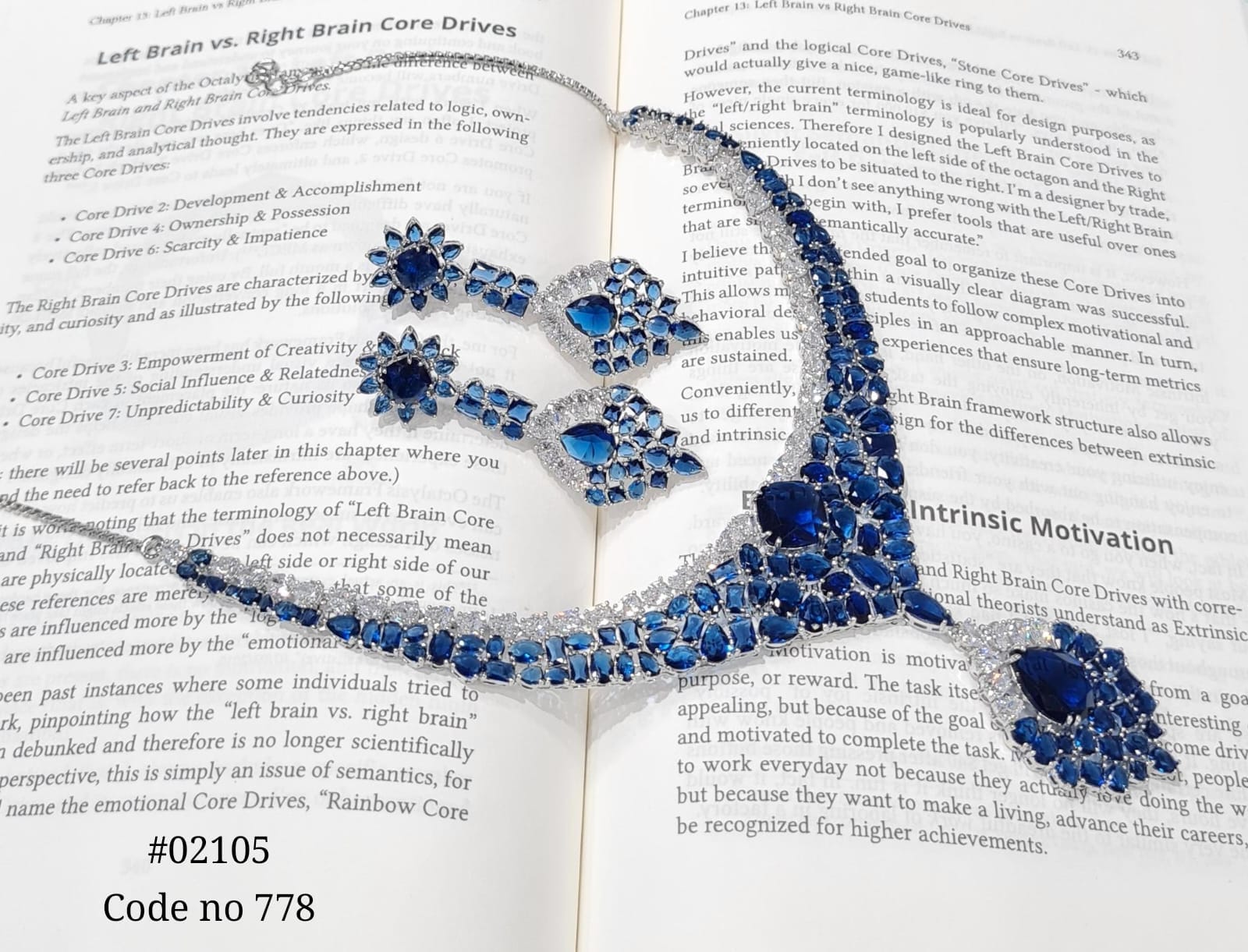 Cz Necklace set 02105 - KRISHNA'S SWETA JEWELLERY