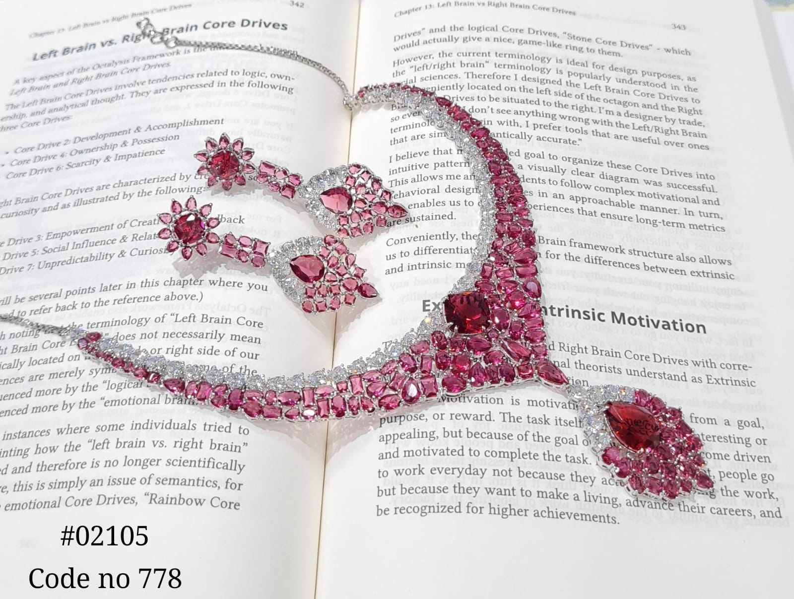 Cz Necklace set 02105 - KRISHNA'S SWETA JEWELLERY