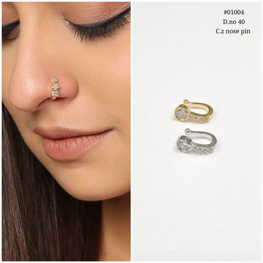 Cz nosepin 01004 - KRISHNA'S SWETA JEWELLERY