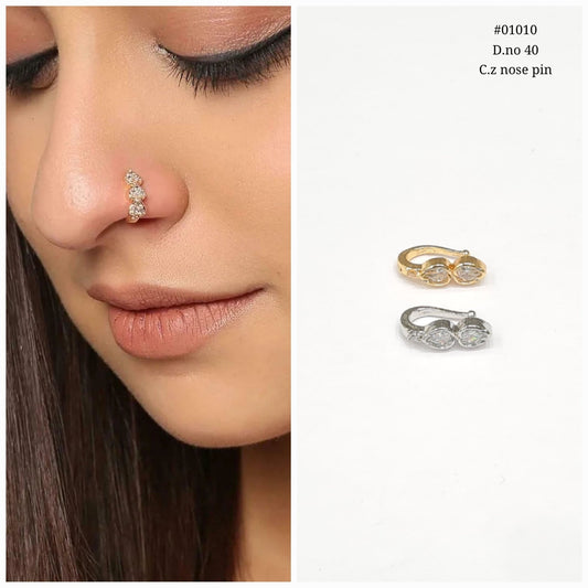 Cz nosepin 01010 - KRISHNA'S SWETA JEWELLERY