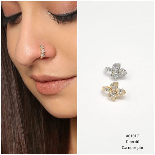 Cz nosepin 01016 - KRISHNA'S SWETA JEWELLERY