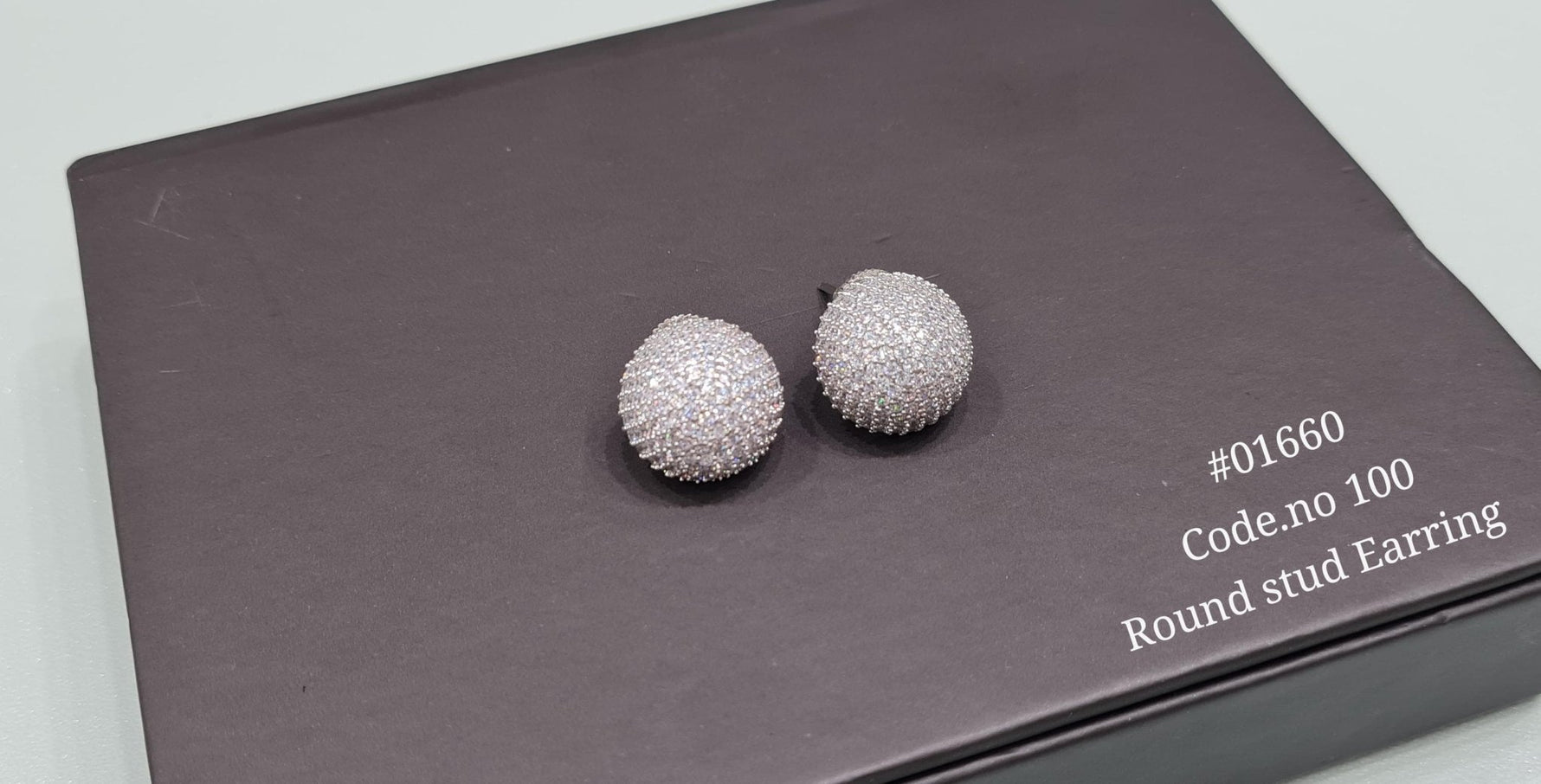 Cz studs 01660 - KRISHNA'S SWETA JEWELLERY