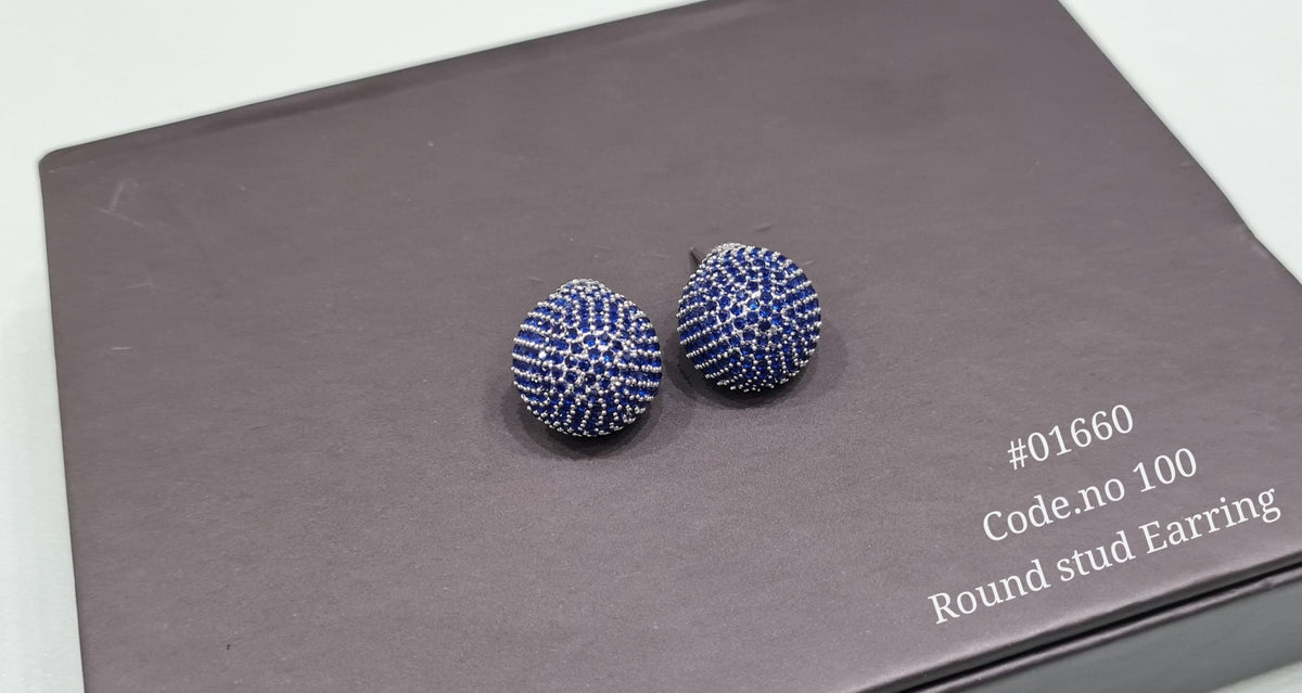 Cz studs 01660 - KRISHNA'S SWETA JEWELLERY