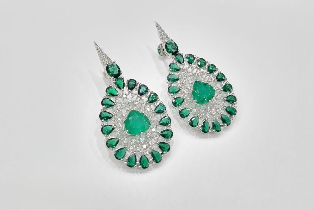 Cz Earrings 08545