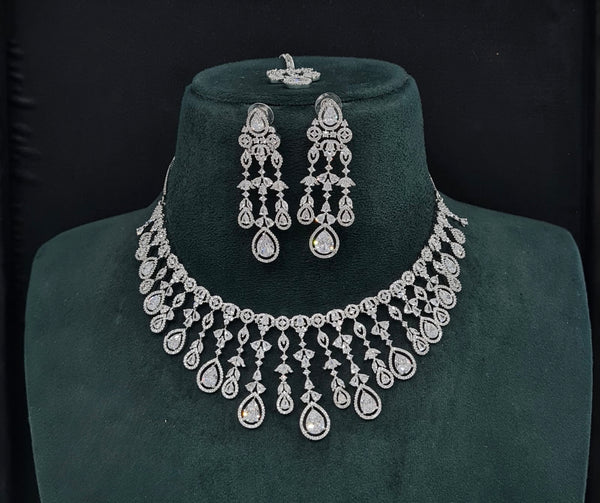 Cz Necklace 10259
