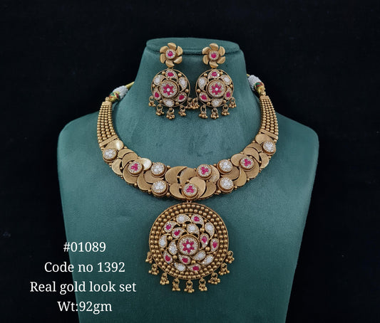 Kundan PP Necklace 01089
