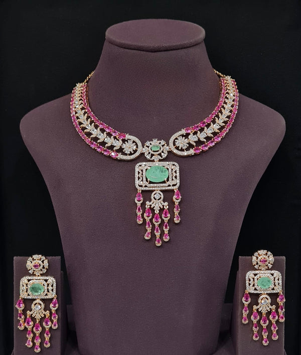 Cz Necklace 11102