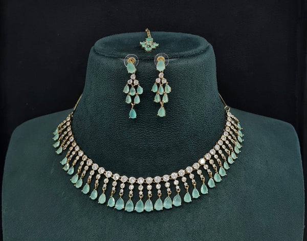 Cz Necklace 10258