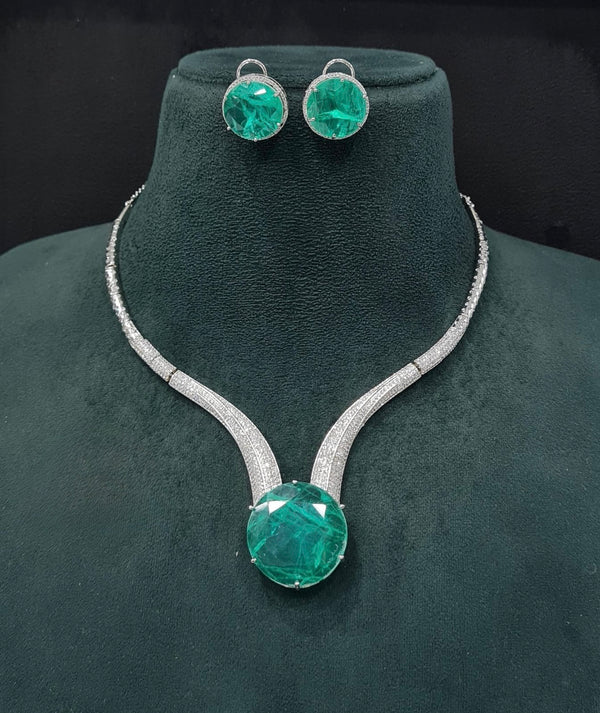 Cz Necklace 10137