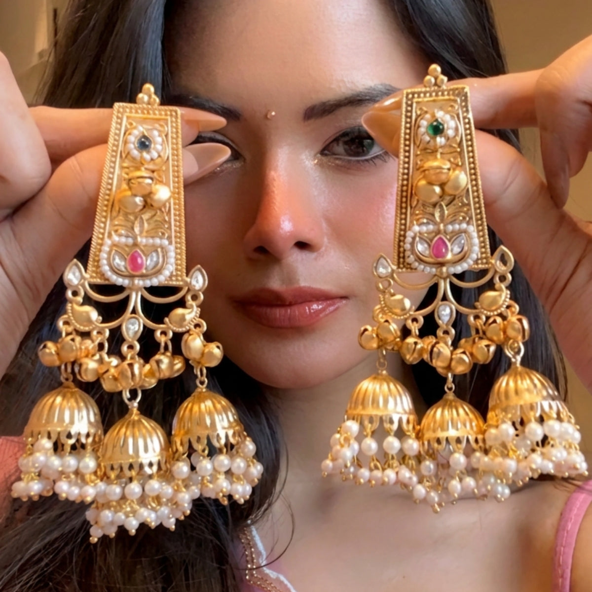 Kashmiri Earrings 05949