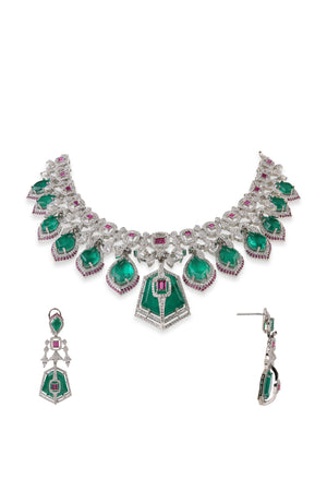 Cz Necklace 10585