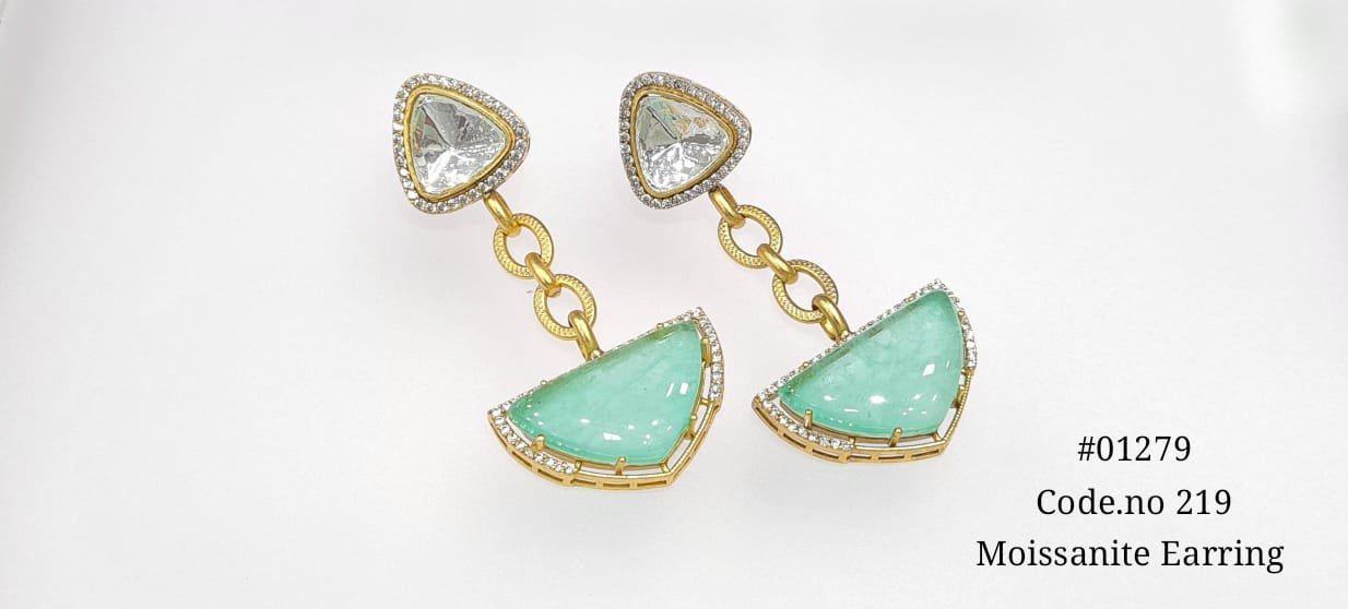 Doublet Earring 01279 - KRISHNA'S SWETA JEWELLERY